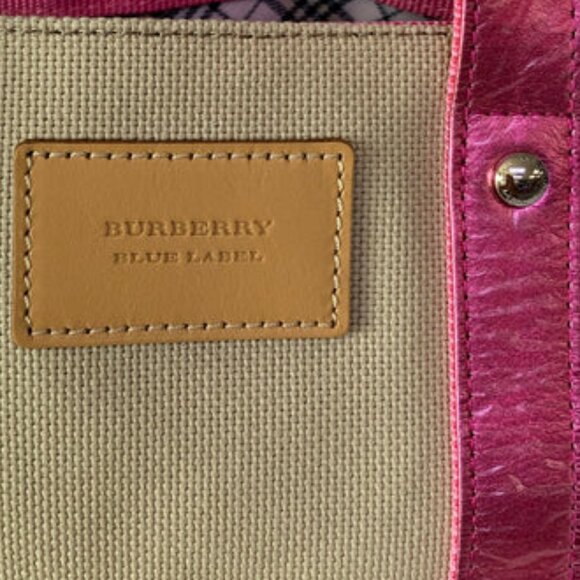 EUC Burberry Blue Label Reversable Mini Tote Bag - Picture 5 of 7